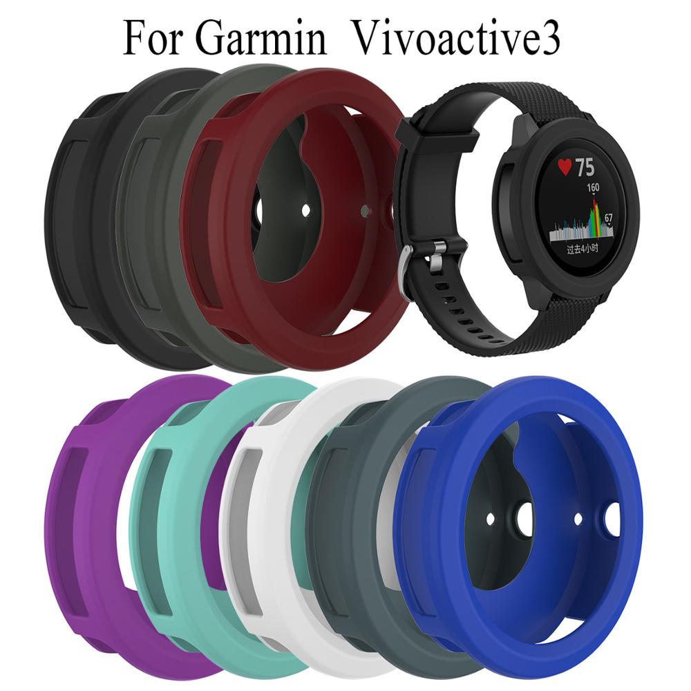 Garmin Smartwatch Accessories - Relógio inteligente de silicone macio, moldura