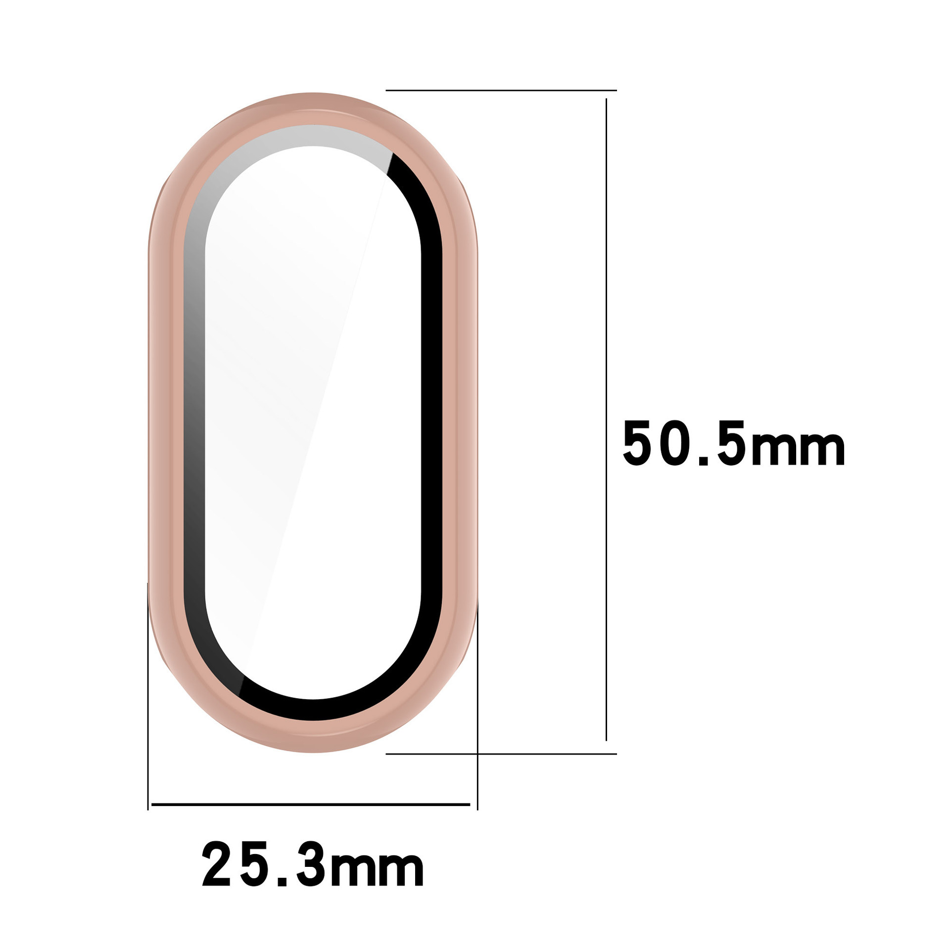 Vidro temperado + capa para pc - Smartwatch Watch Accessories For Women avaliação e preço
