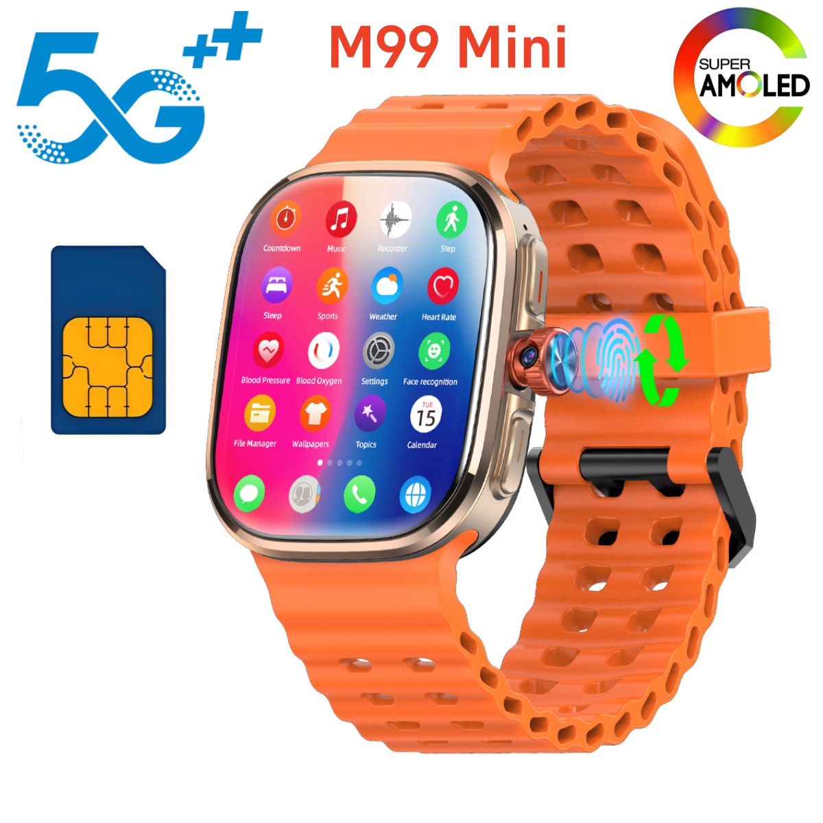 Smartwatch Mini M99 5G Android - Smartwatch Faces avaliação e preço
