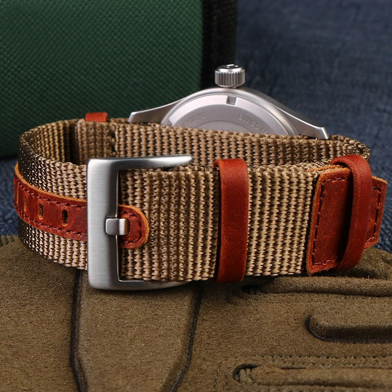 Alta qualidade náilon 20mm 22m - Nylon Nato Strap avaliação e preço