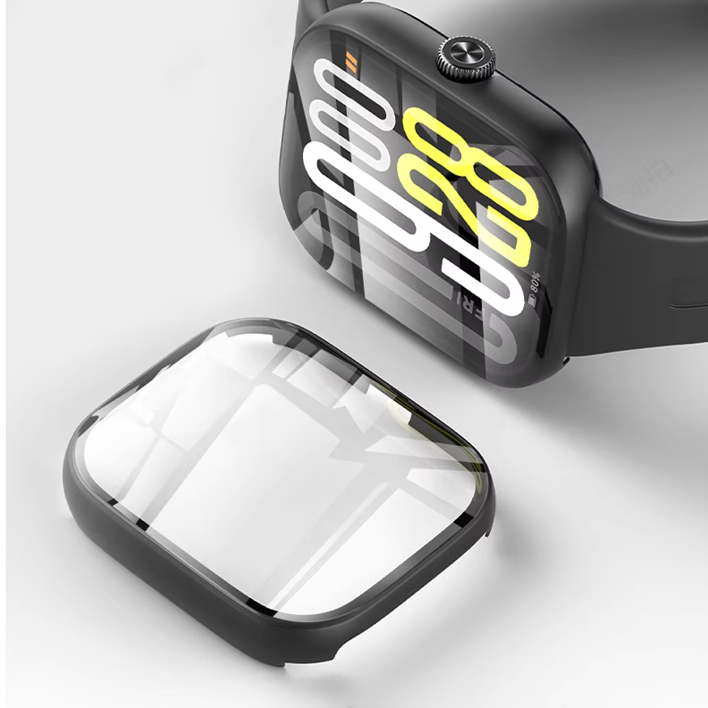 Vidro temperado + capa para xi - Smartwatch Watch Accessories For Women avaliação e preço