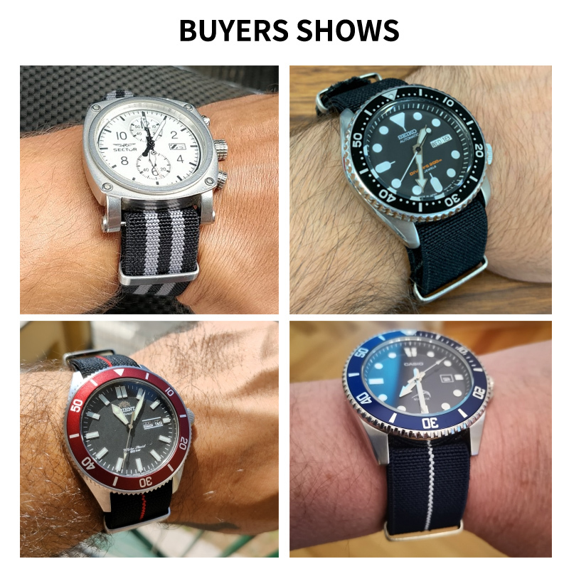 Pulseira de relógio do exércit - Nylon Nato Strap avaliação e preço