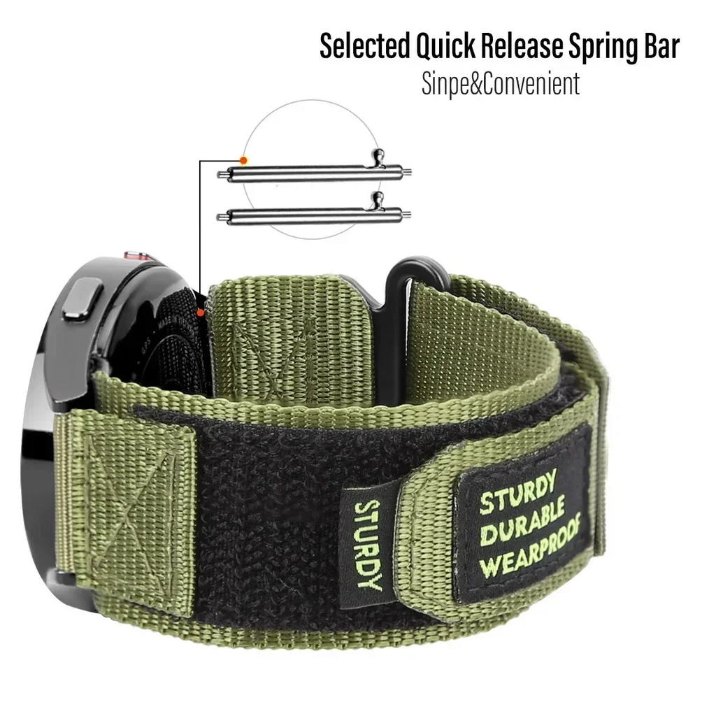 Pulseira de nylon de ajuste rá - Nylon Nato Strap avaliação e preço