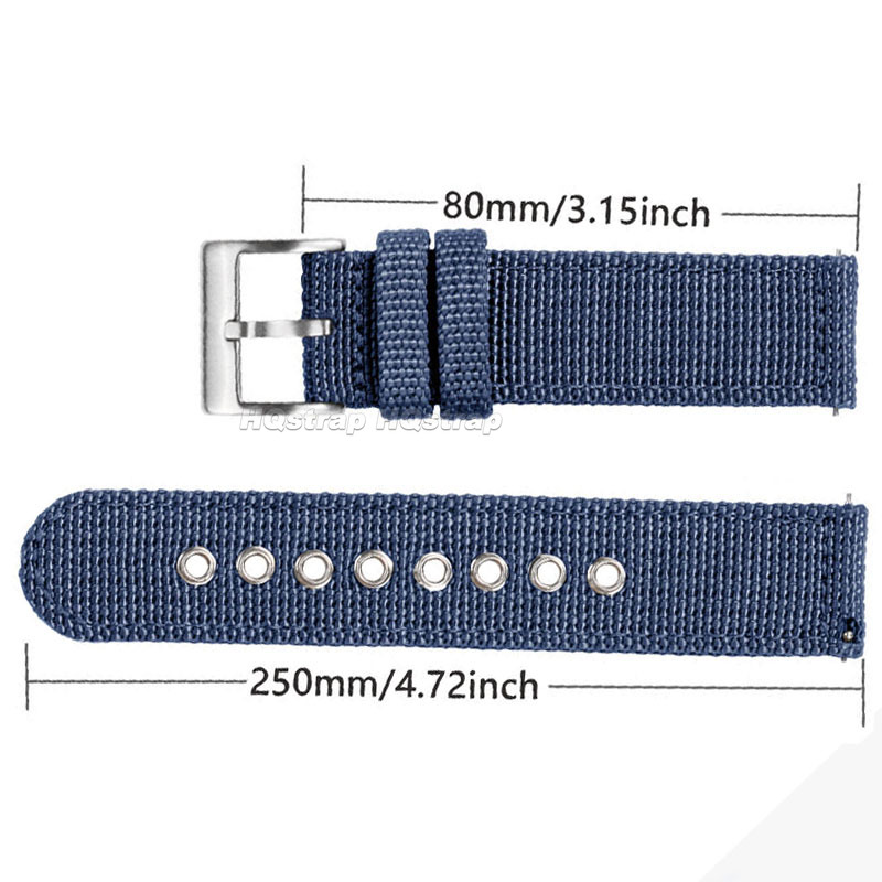 Pulseira de nylon 18mm 20mm 22 - Nylon Nato Strap avaliação e preço