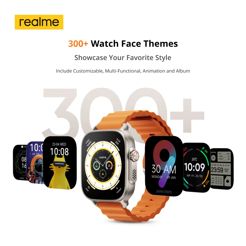 Versão global realme watch 5 1 - Smartwatch Faces avaliação e preço