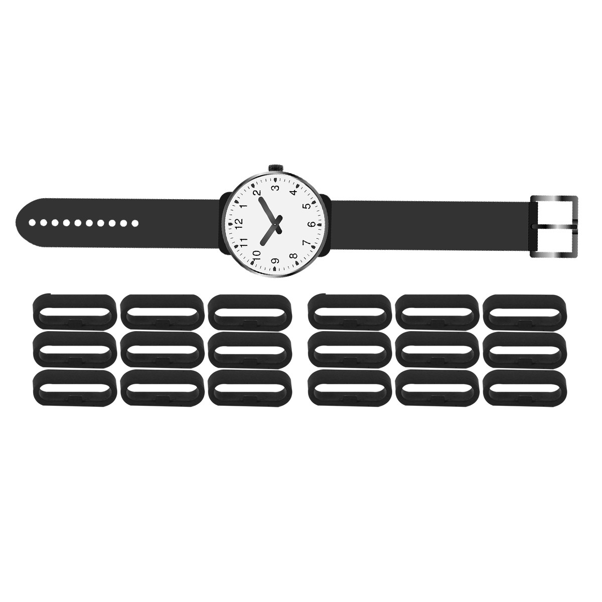 Anéis de fixação para pulseira - Silicone Band Replacement avaliação e preço